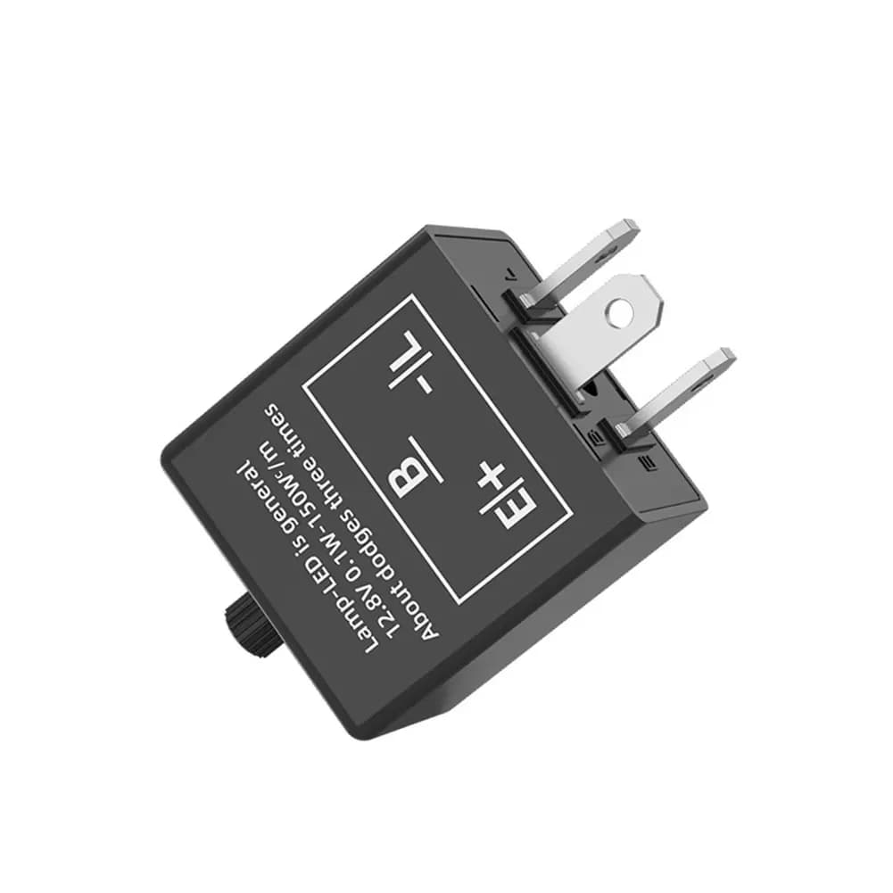 3 Pin 12v Adjustable LED Flashing Relay Driving Indicators for Motorcycle Electronic Regulator Kit for LED Flashing Converter Tool