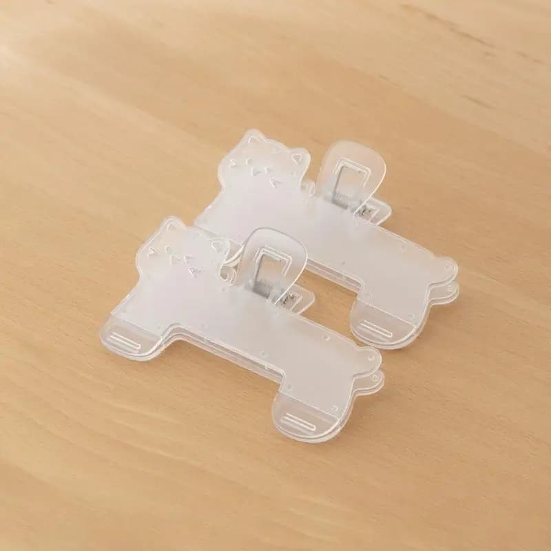 Clip per carta per appunti in plastica ABS a forma animale, morsetto per per documenti, per organizzare file, F19C