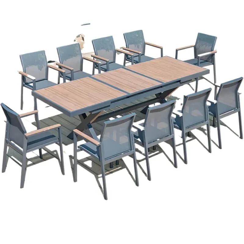 for Outdoor Tables and Chairs Nordic Sunscreen Waterproof Terrace Garden Balcony Light Luxury Villa Modern Simple Leisure