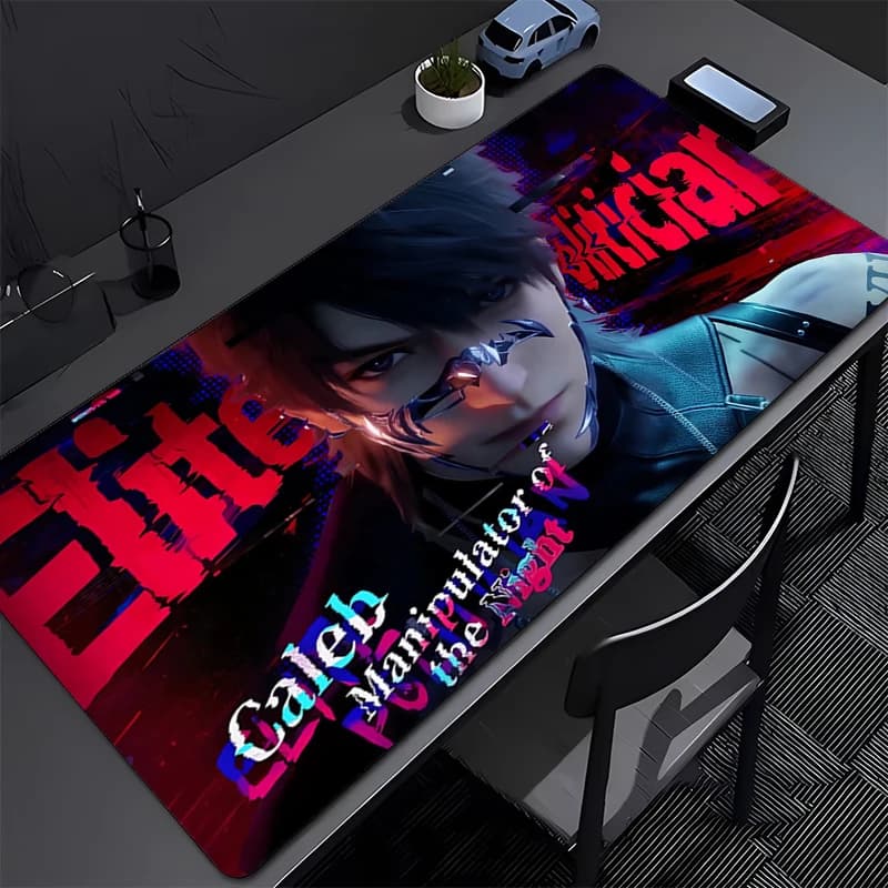 Tappetino per mouse Laptop Cool Love And Deepspace Caleb Tappetino per desktop esteso Accessori da gioco per PC Tappetino per tastiera Tappetino per mouse anime Regalo per ragazza