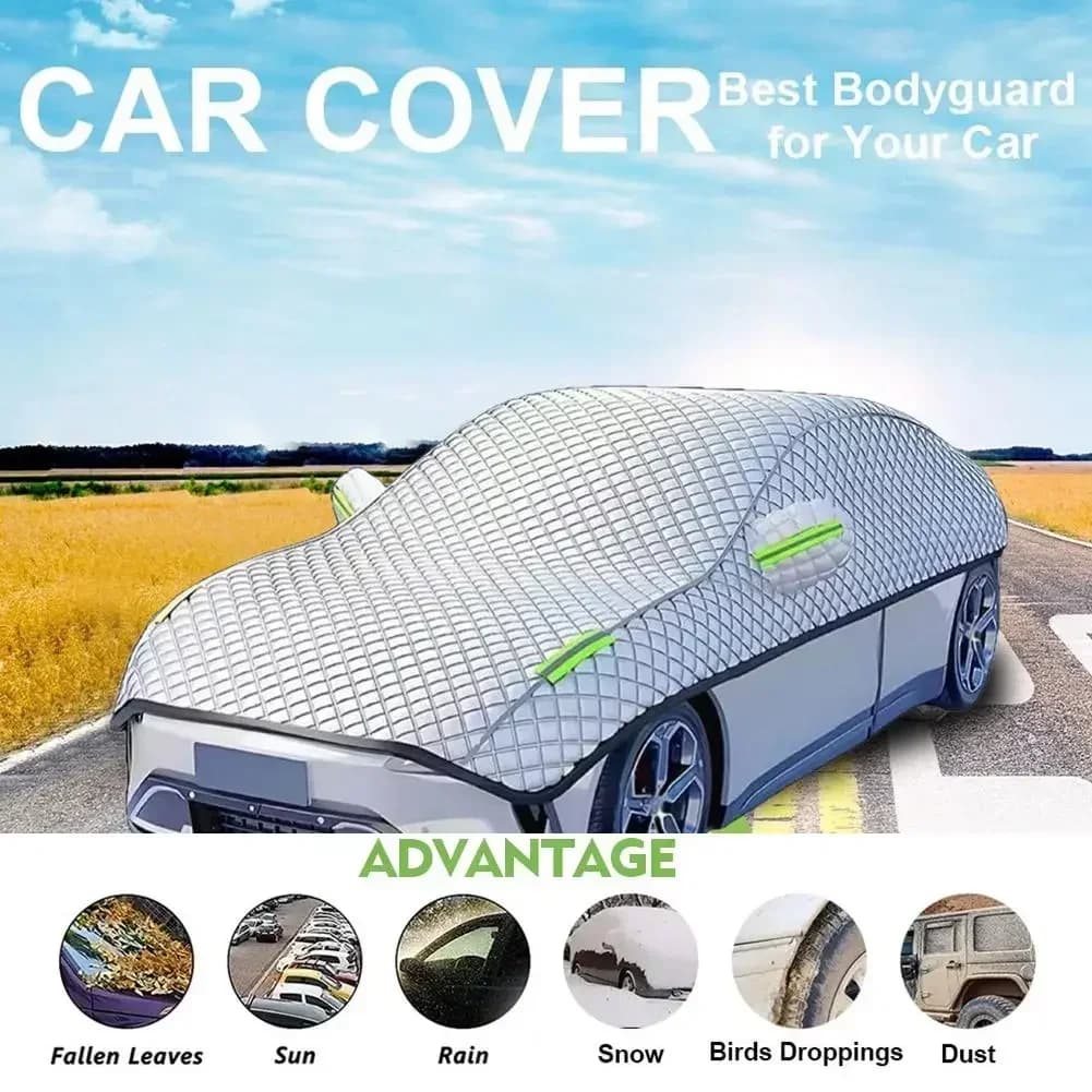 Car Cover Outdoor Protection Waterproof Four Seasons Windshield Protection Hail Protector Snow Sunshade Frost Cover Parts Amagi