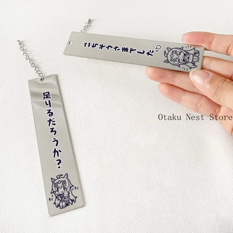 Anime Umamusume Pretty Derby Oguri Cap Bookmark Backpack Charm Pendant Desktop Ornament Anime Fan Collectible Gift