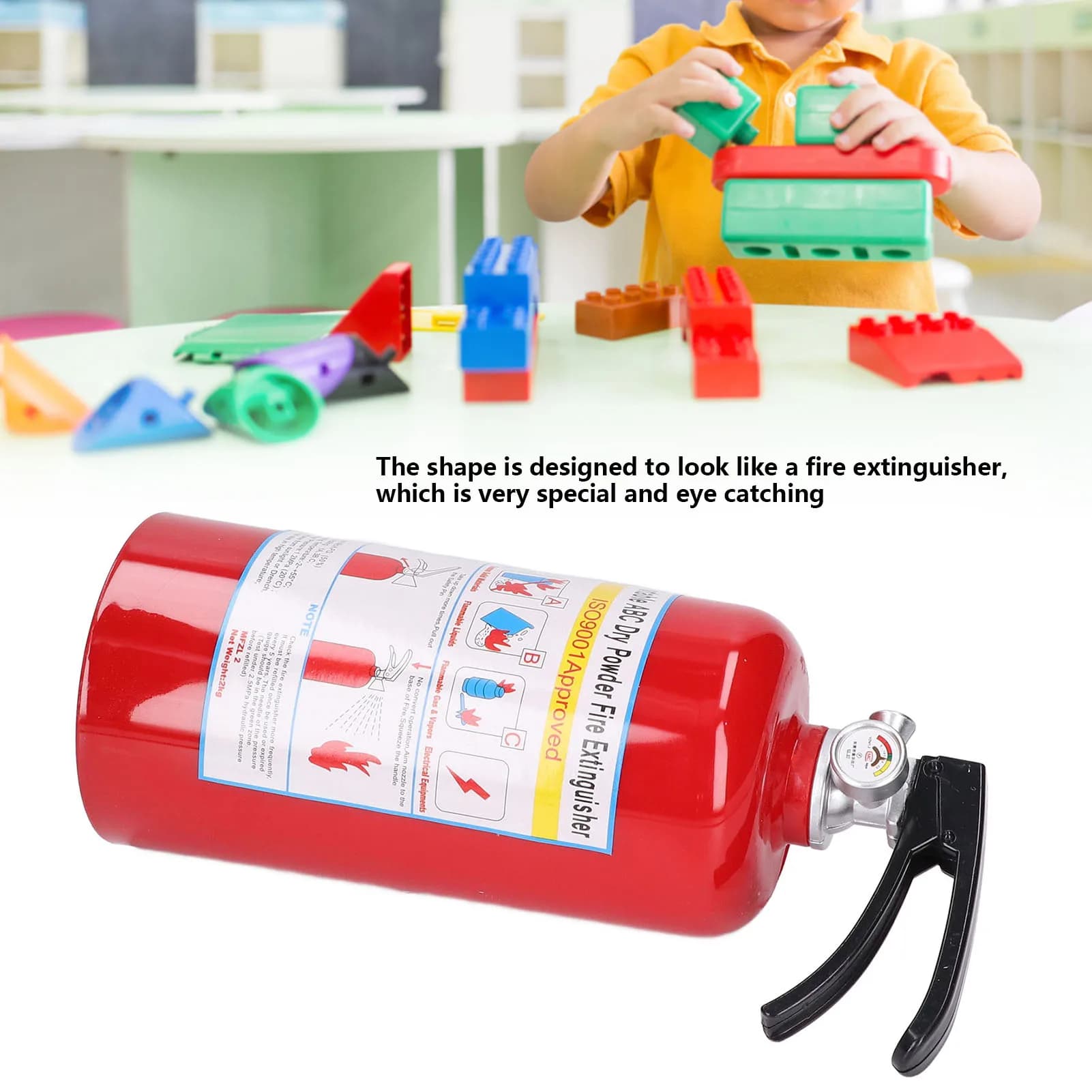 Estintore salvadanaio moneta creativa salvadanai salvadanaio salvadanaio decorazioni per la casa regalo di compleanno in plastica per bambini