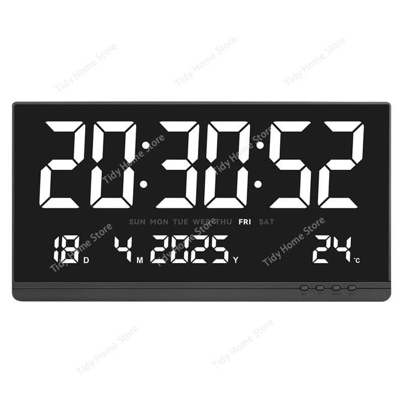Orologio elettronico digitale semplice da 21 pollici LED Orologio da parete HD Orologio elettronico digitale di grandi dimensioni