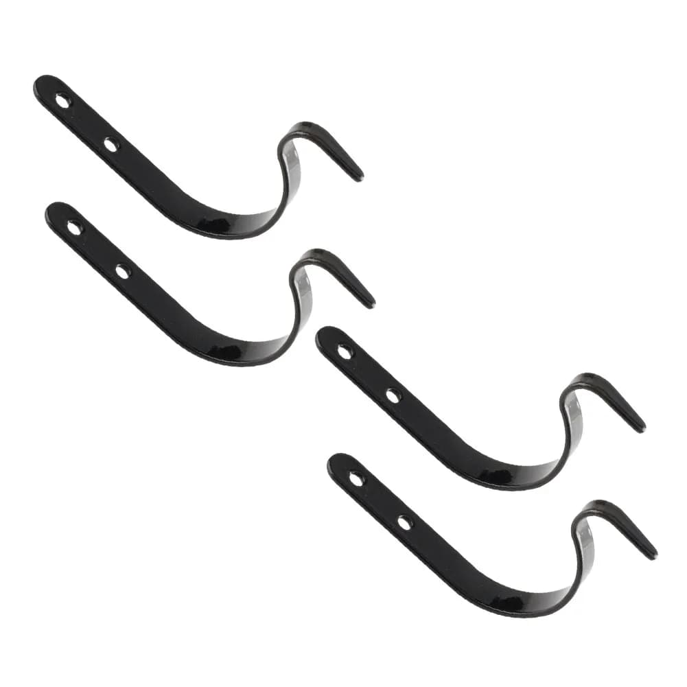 4PCS Decorative Metal Wall Hooks for Hanging Plants Lanterns Bird Feeders Wind Chimes Indoor Outdoor Garden Use