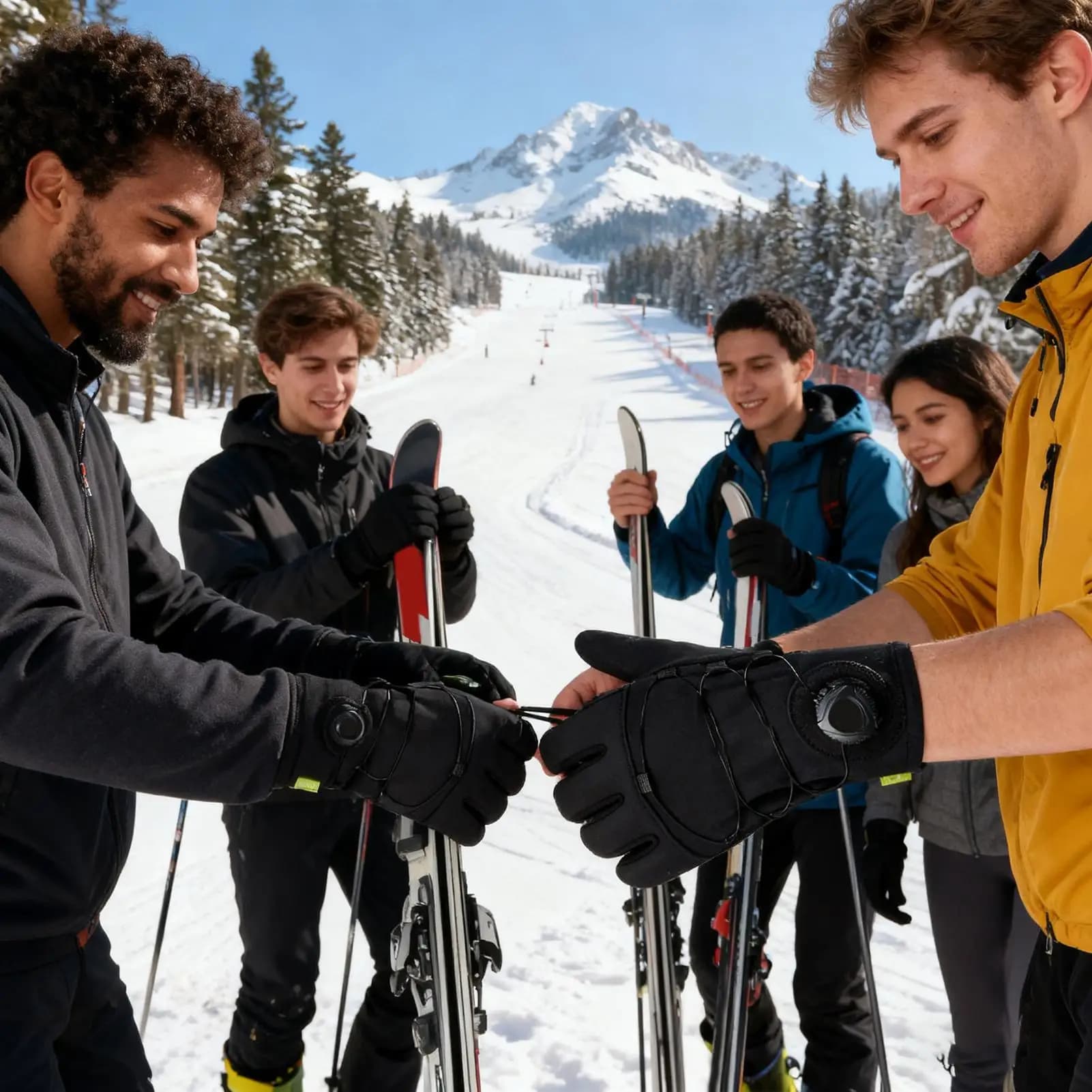 Guanti invernali caldi Touchscreen Guanti termici antivento per sci Snowboard Ciclismo Pesca Allenamento Palestra Corsa Escursionismo Viaggi
