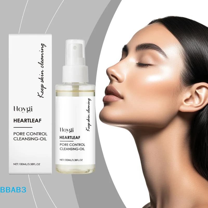 【B】Olio detergente per la rimozione del trucco e il controllo dei pori, delicato sulla pelle, idratante, illuminante, detergente profondo per la pelle dei pori