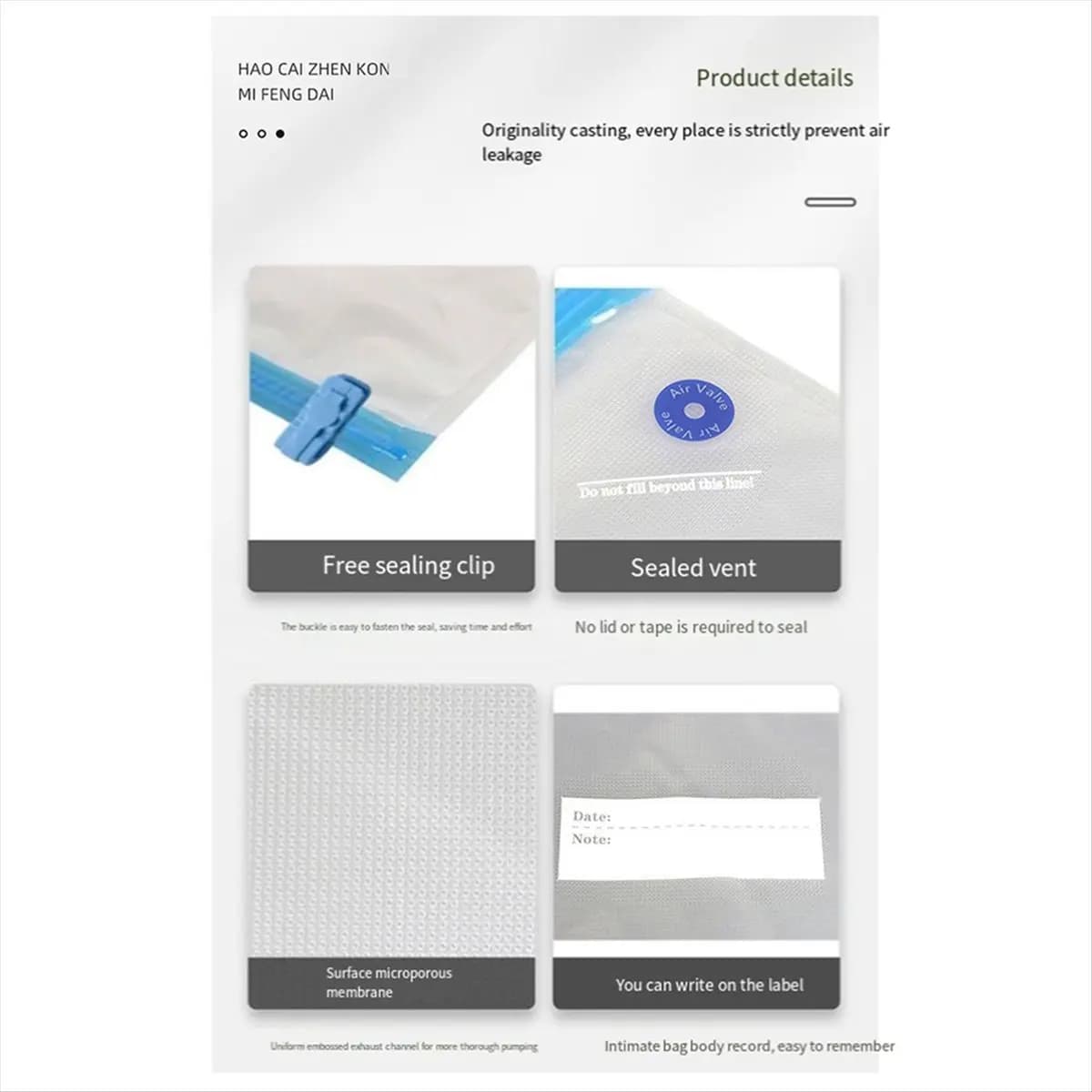 * Materiali di consumo per stampante ABCDH Sacchetti sottovuoto 30x34 cm per sacchetti di stoccaggio riutilizzabili per compressione sottovuoto con filamento stampante 3D