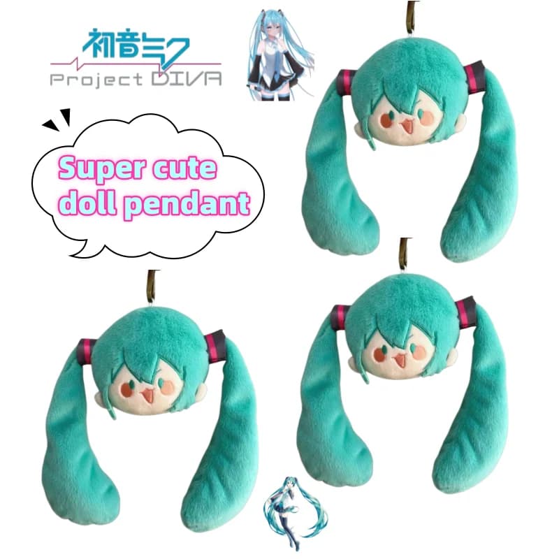New Hatsune Miku Cartoon Cute Doll Pendant High Color Value Creative Exquisite Hand Doll Student Backpack Hanging Ornaments