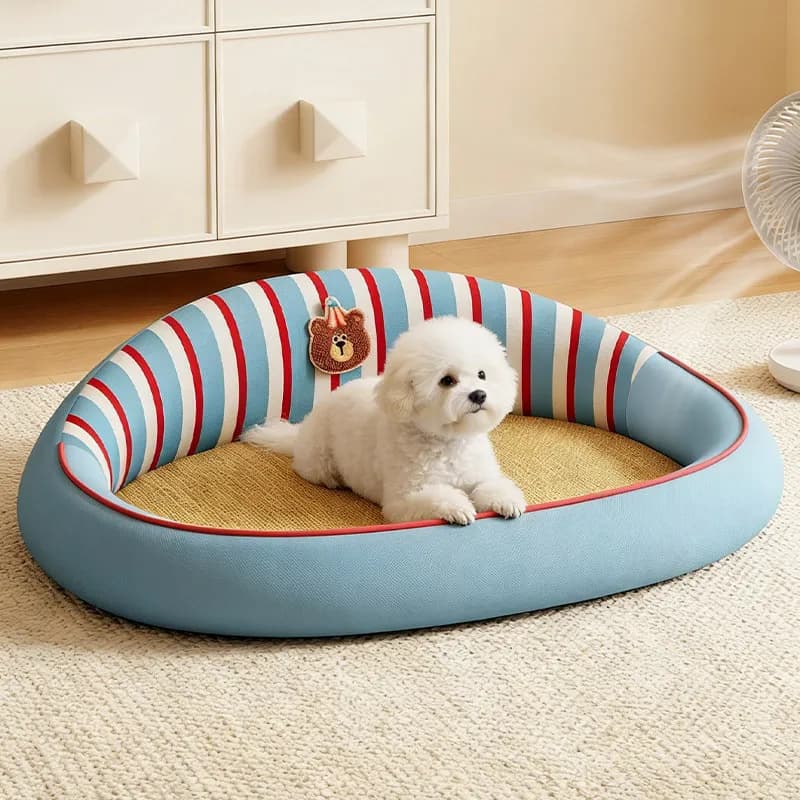 Cute Quality Durable Large Dog Bed Queen Size Modern Mattress Dog Supplies Luxury Designer Cama Para Pet Cachorro Pet Supplies
