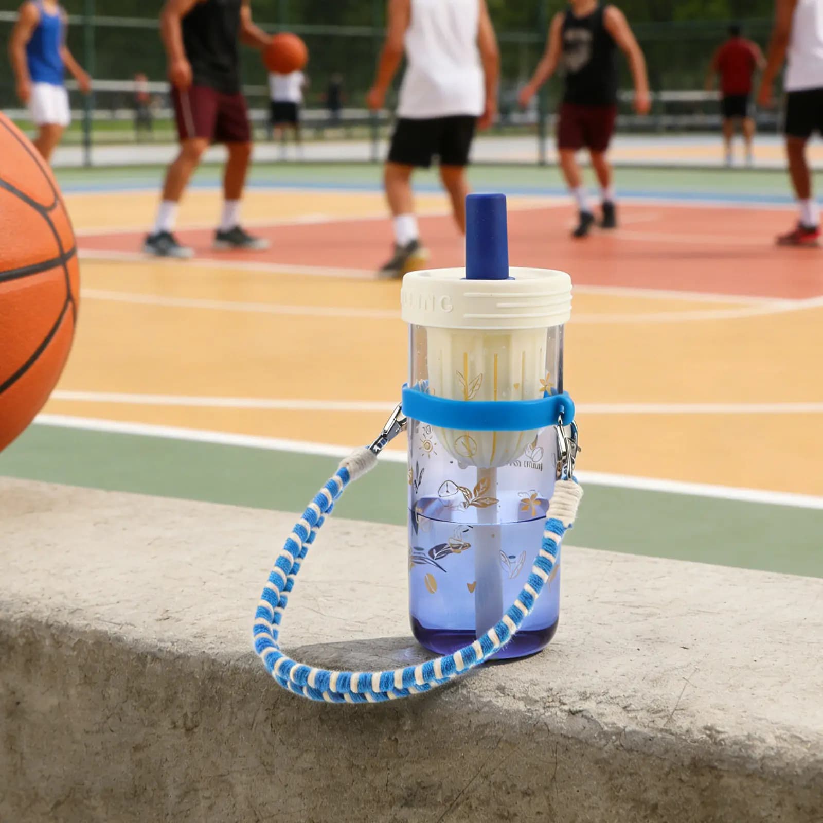 Cinghia in Paracord per Bottiglia d'Acqua 16-40Oz, Impugnatura Multiuso per Borraccia, Comoda e Sicura per Palestra, Viaggi, Corsa, Escursionismo