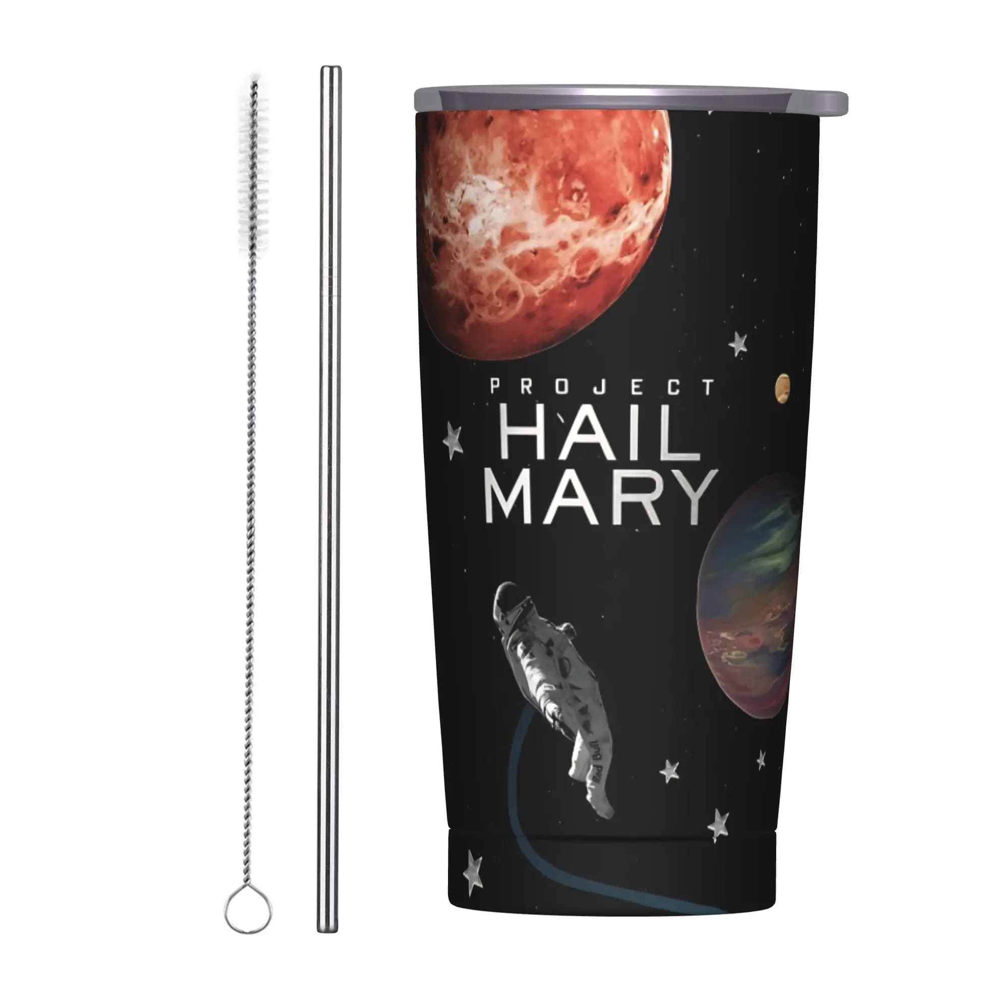 Project Hail Mary Tumbler Cold Drink Heat Preservation Stainless Steel Thermal Mug Design Car Mugs