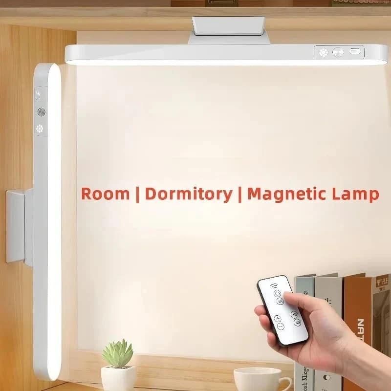Lampada da tavolo touch a LED Lampada da scrivania magnetica Ricarica USB per armadietto da lettura Specchio Comodino Luci notturne ricaricabili