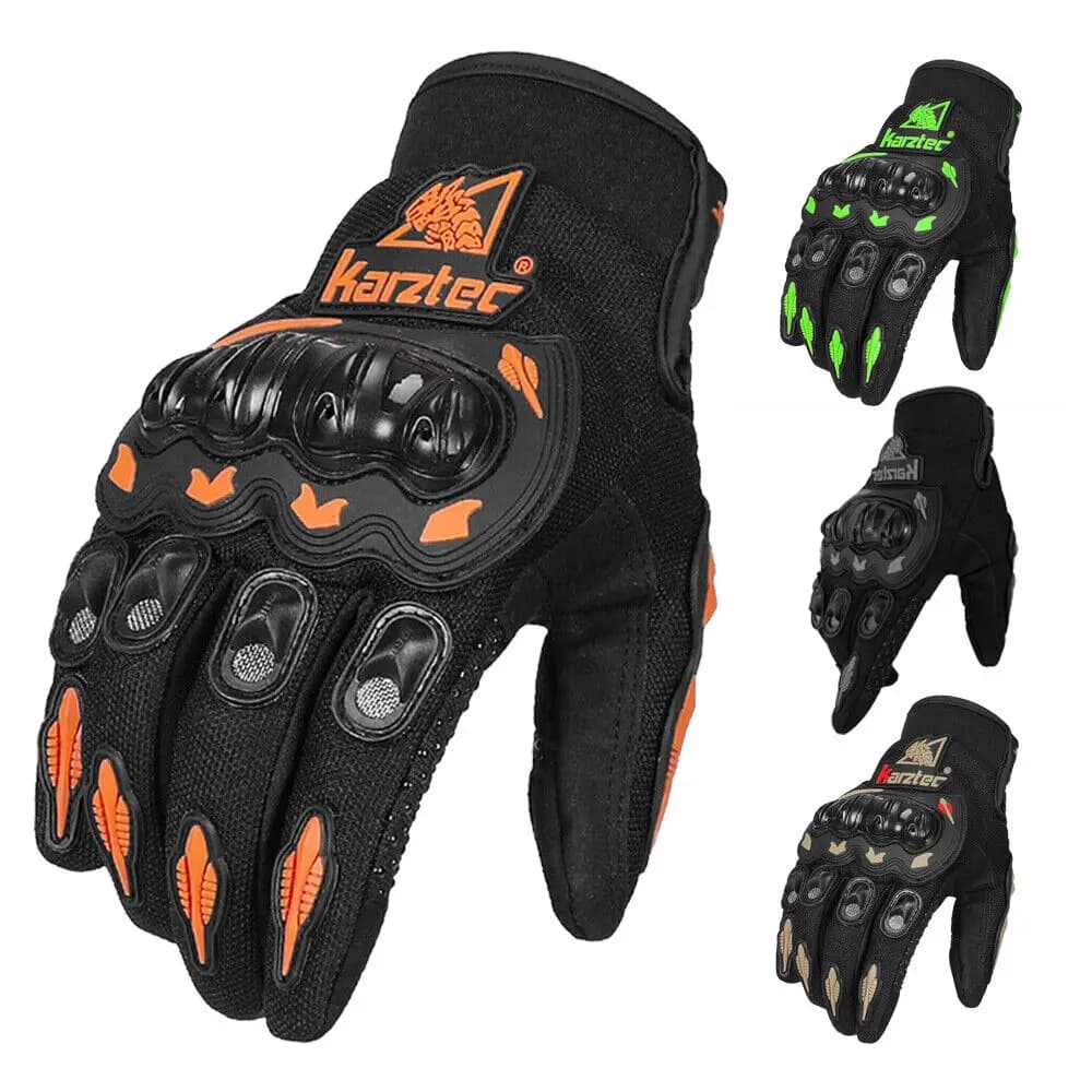 Guanti da moto Guanti a dita intere Guanti da guida touch screen Guanti quattro stagioni anti-goccia resistenti all'usura per uomo donna