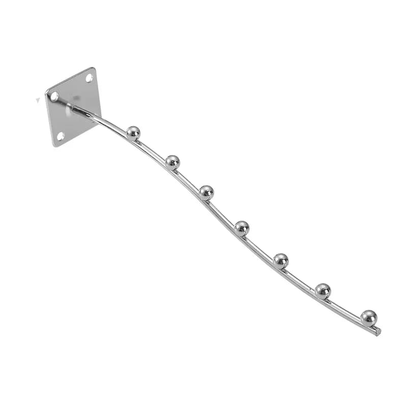 1pc Scaffale per supermercato Gancio per perline Negozio di abbigliamento Espositore Ganci Appendiabiti per balcone a parete Gancio per perline Accessori per la casa