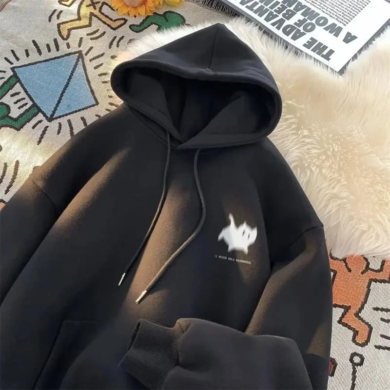 2026 Spring and Autumn New Casual Men's Hoodie Fashionable Personalized Cat Printed Street Wear Comfortable High Quality Hoodie