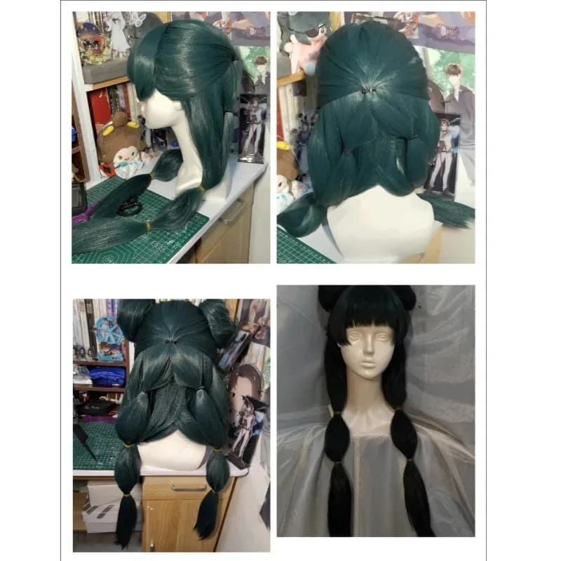 Cosplay Wig Maomao Anime The Apothecary Diaries Heat-resistant synthetic green hair sandwiches Kusuriya no Hitorigoto G8;c'4,t;6.j'2;
