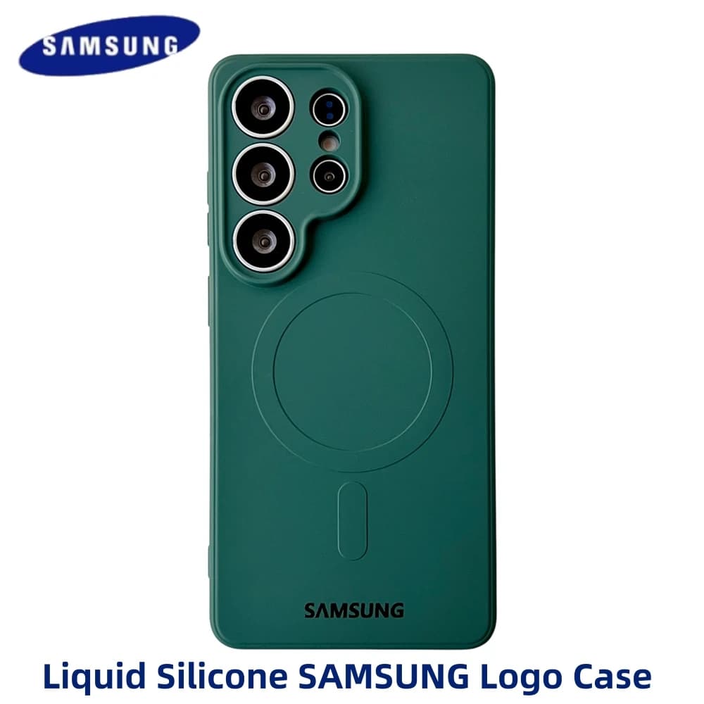 Samsung Galaxy S26 S25 Silicone liquido ultra morbido per custodia magnetica Magsafe TPU copertura antiurto Samsung S24 S23 S22 Plus S21 FE
