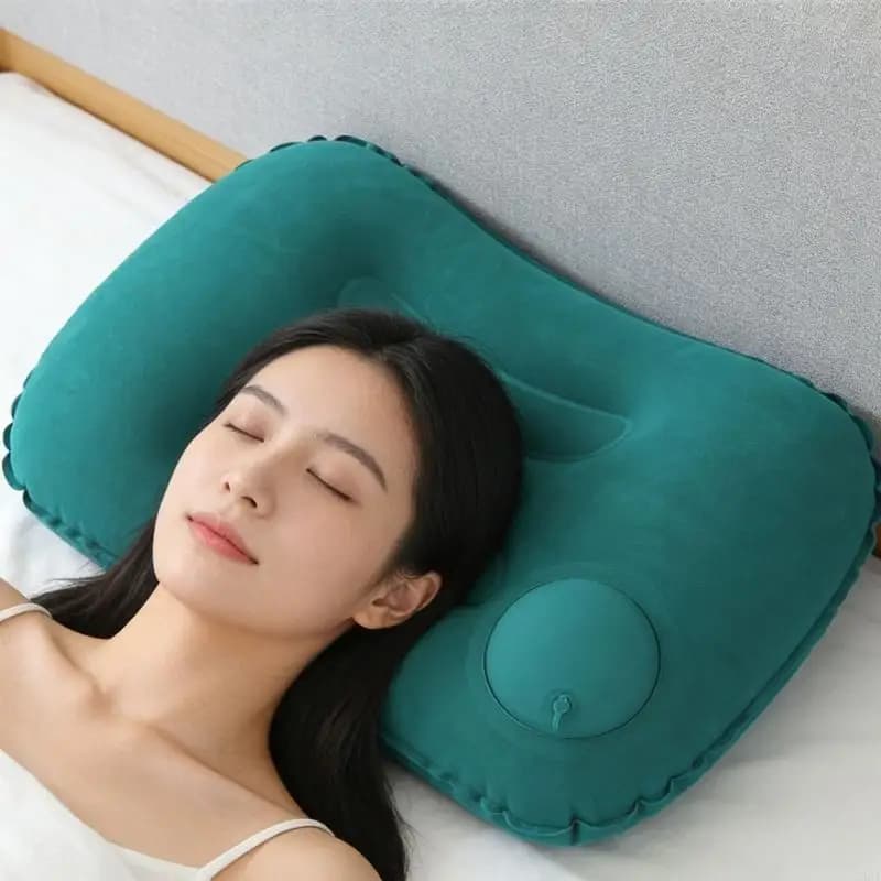 Waterproof Sturdy Inflatable Pillow For Outdoor Activity Like Camping Beach Trip And Car Journey