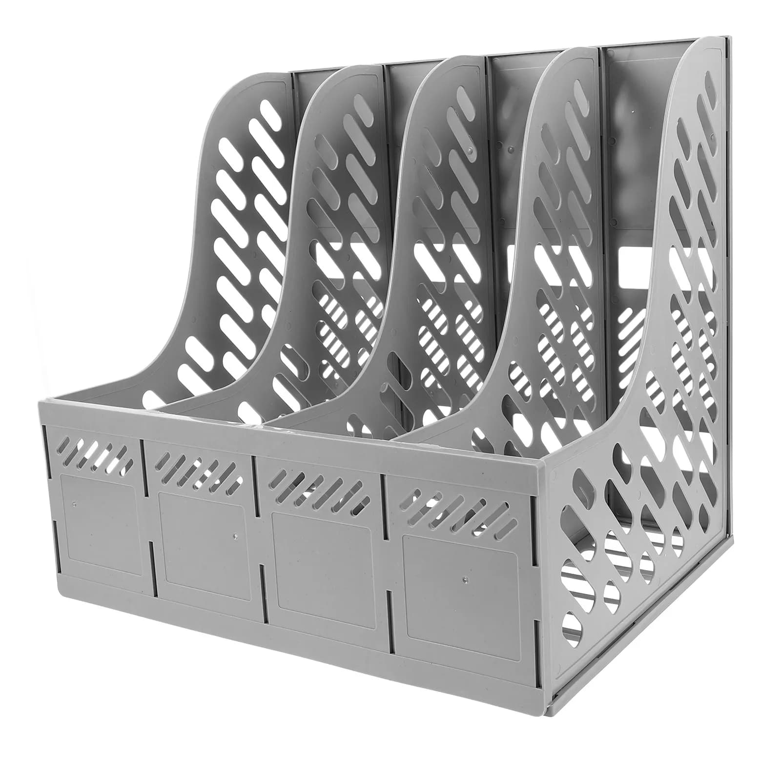 Set di 1 Organizzatore per Documenti A4 da Scrivania, Moderno Portadocumenti in Plastica per Ufficio e Studio, Mantiene i File Visibili e a Portata di Mano