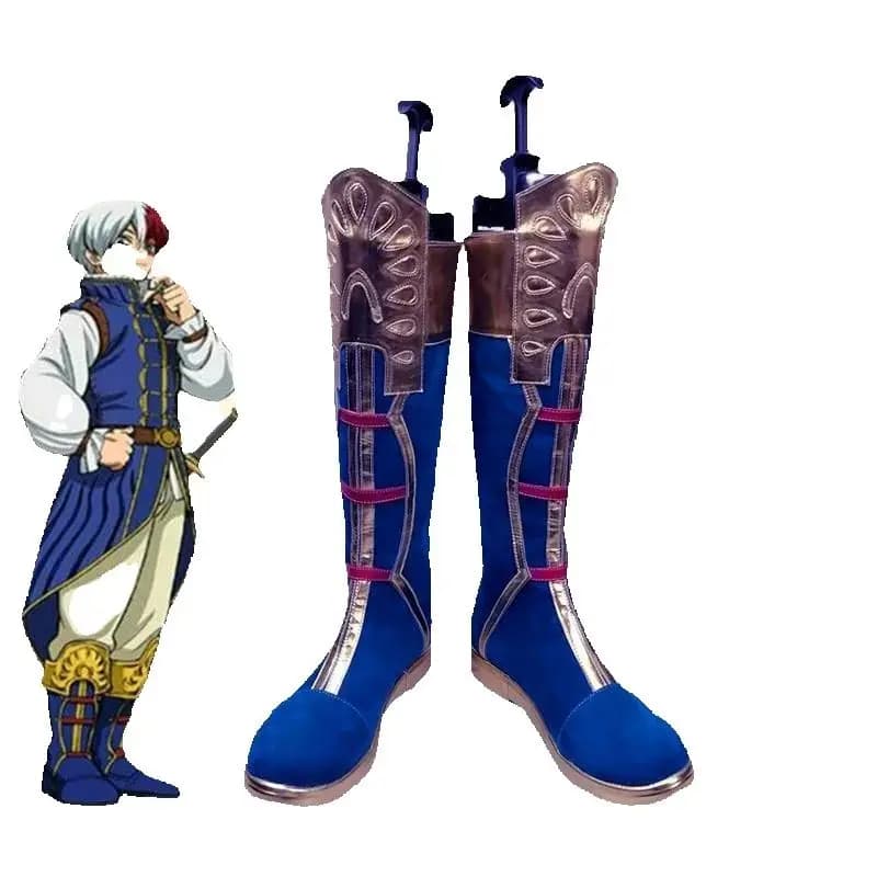 Anime Todoroki Shouto WangZi Prince Cosplay Boots Halloween Party Shoes