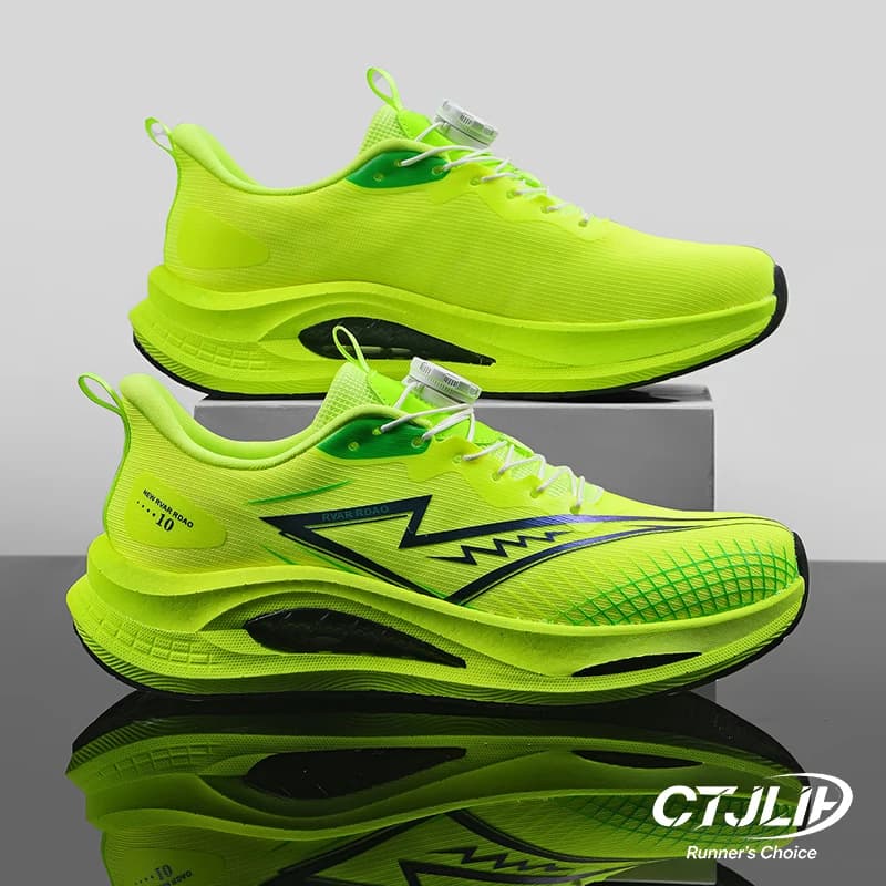 Men Breathable Mesh Running Shoes Lightweight Athletic Sneakers Non‑Slip Casual Sport Shoes Jogging Training Tennis Footwear