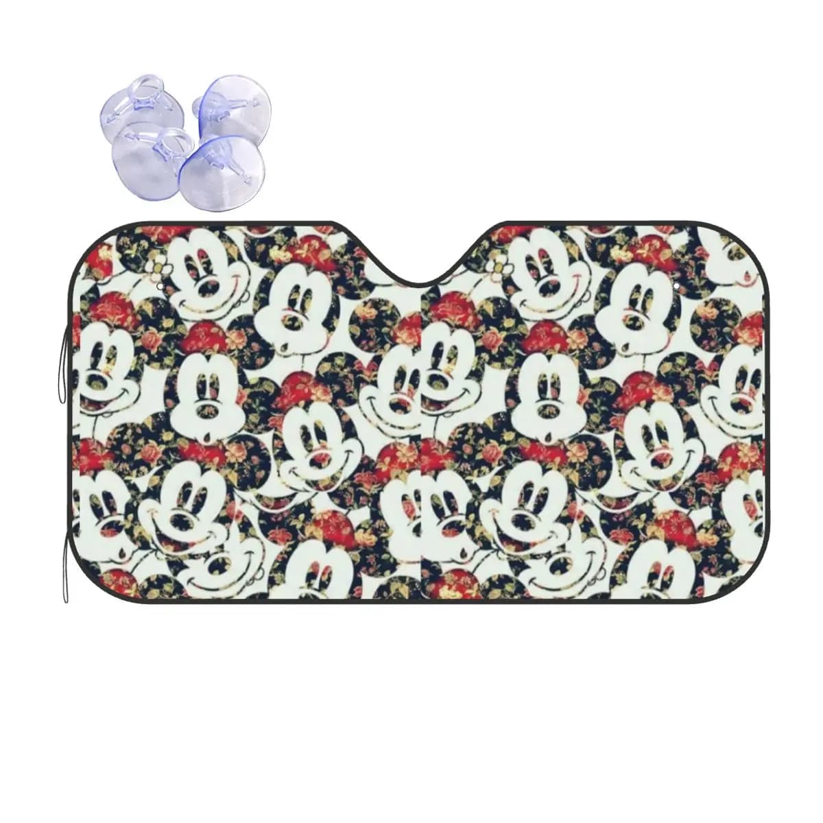 Topolino Minnie Mouse Parabrezza Parasole Pieghevole per finestrino anteriore per auto 70x130 cm Tenda per protezione solare per visiera parasole