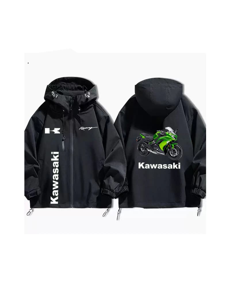 American Kawasaki Stormtrooper Jacket Spring-Autumn 2026 for Men, Jacket with Brand Trend Cap for Spring and Autumn
