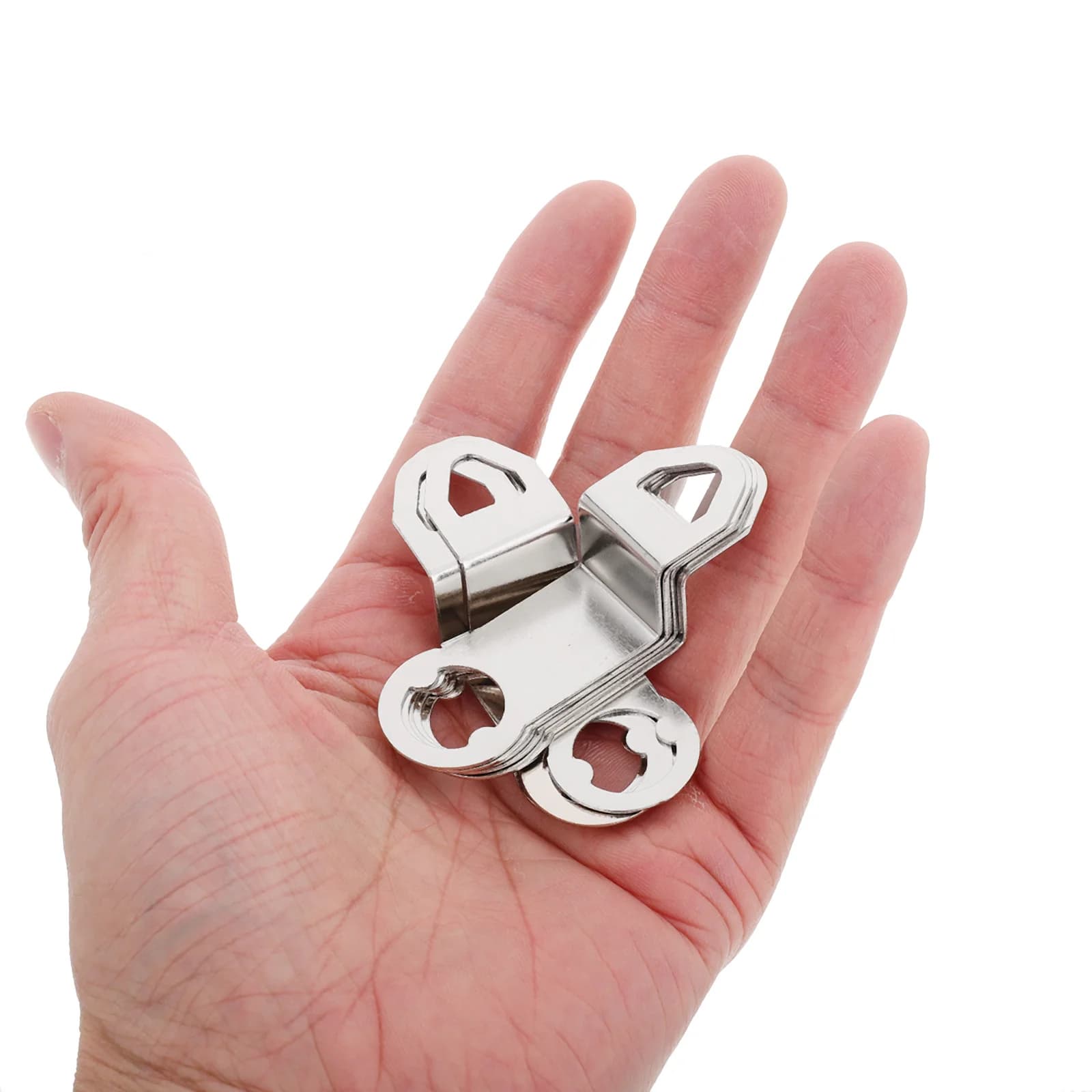 10 ganci per appendere in metallo per movimento al quarzo, parti di ricambio per orologio da parete, accessori per orologi per uso domestico e ufficio
