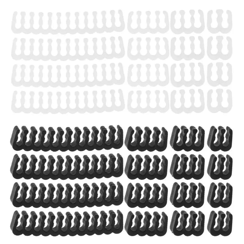 F3MA 16 Pz/Set PP Cavi Pettine Morsetto Organizzatore Clip per Pettini Cavo Alimentazione PC 2,5-3,2 mm