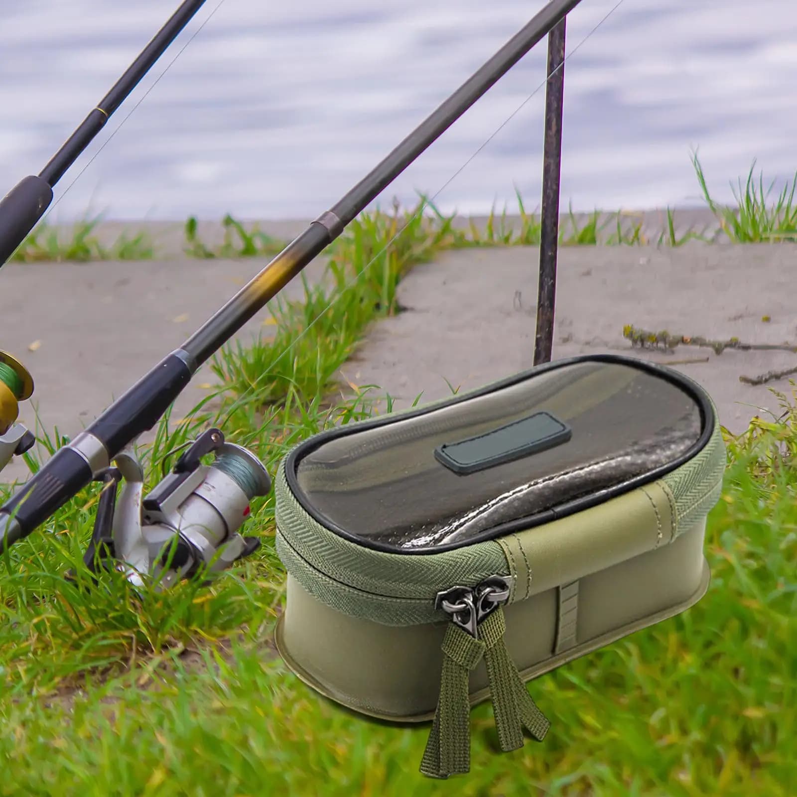 EVA Fishing Bag Small Storage Bag for Esche Organizer Waterproof Durable Case