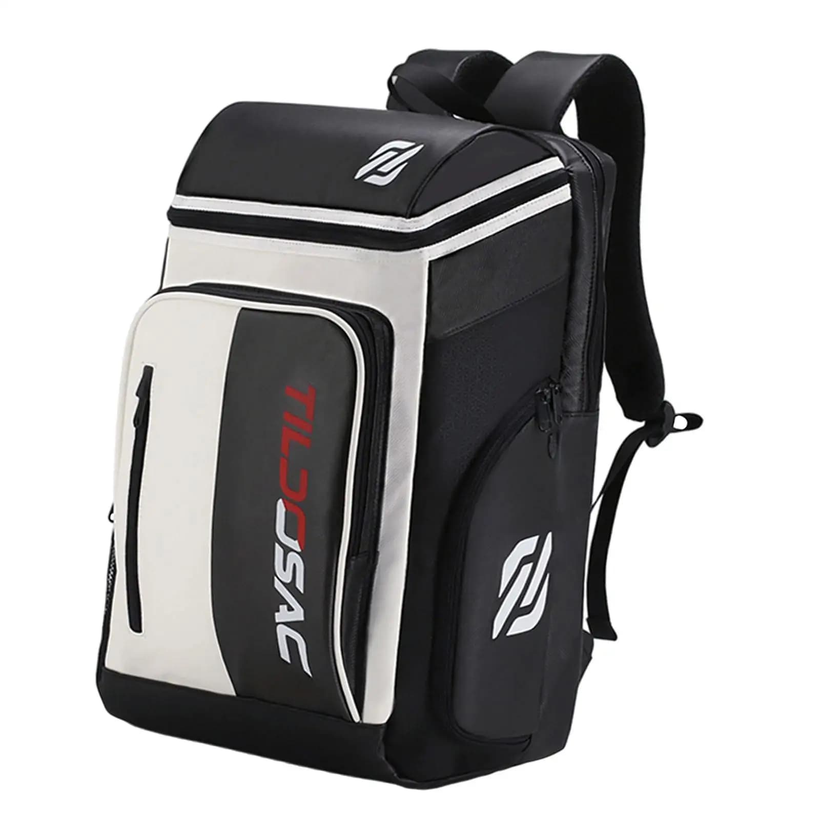 Zaino Spazioso per Tennis e Racchette con Tasca per Laptop, Borsa Impermeabile per Pickleball, Squash e Badminton