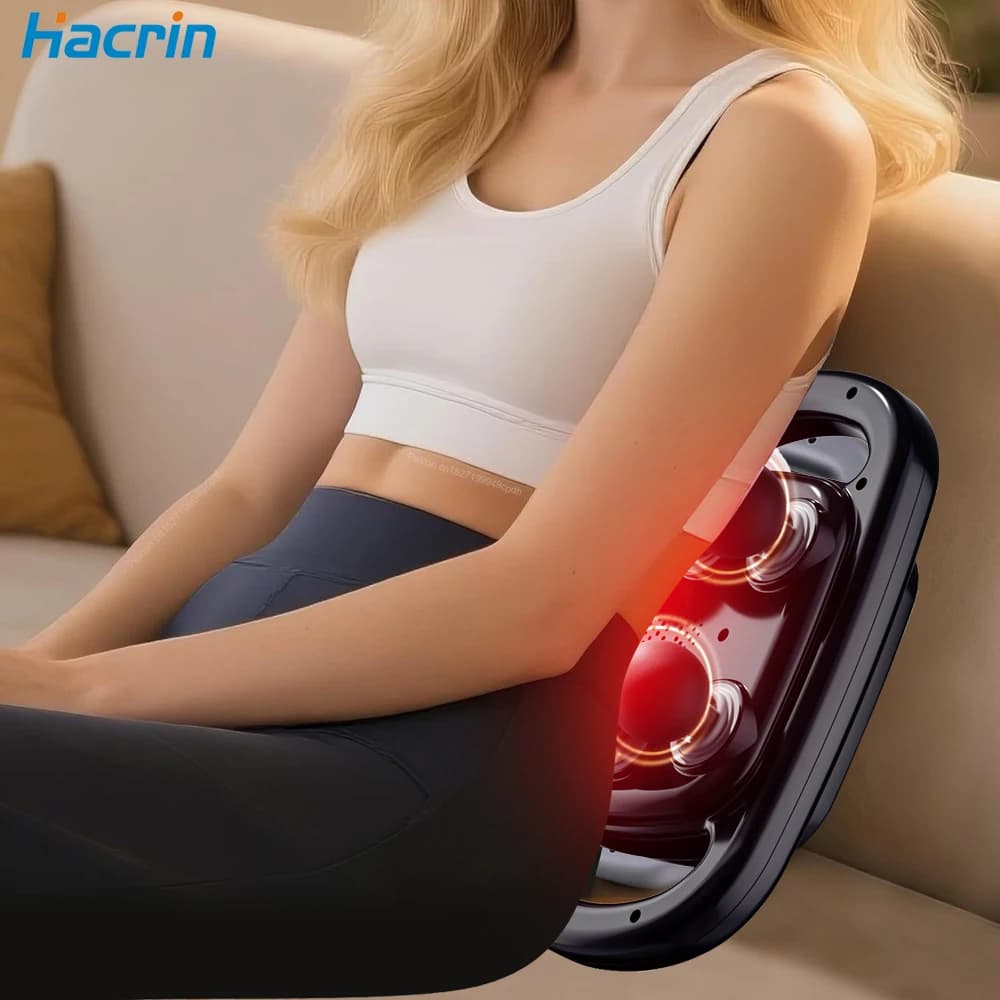 6 heads high frequency muscle massage gun for back, shoulders, legs, foot, body, muscle pain, massage gun