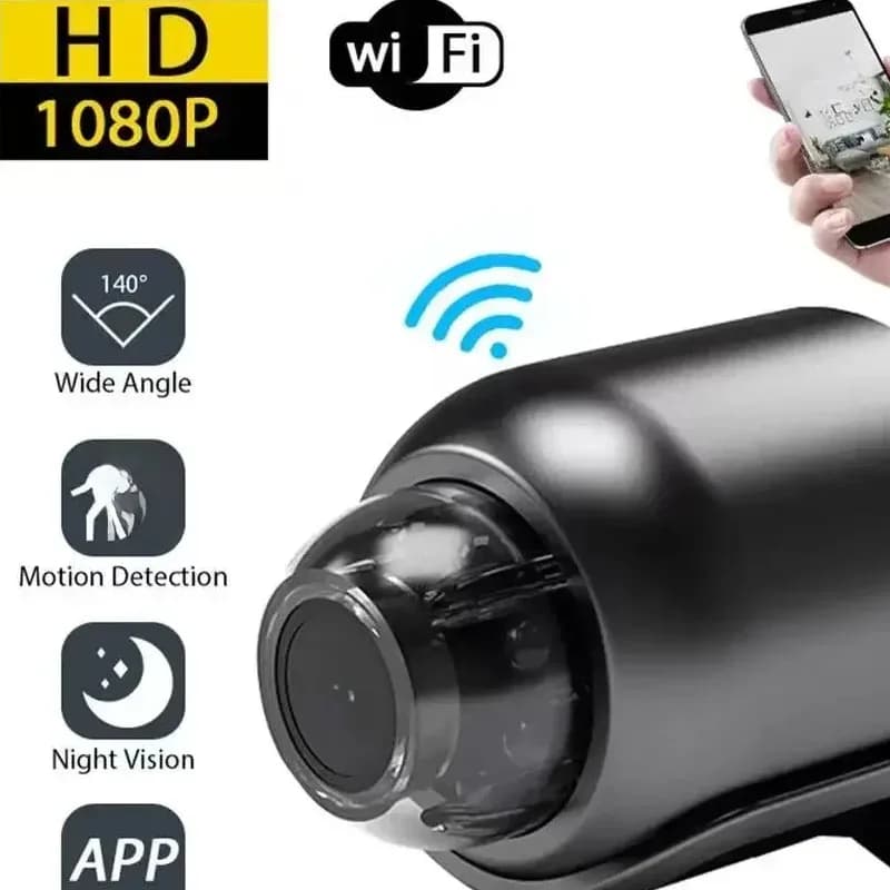 Wireless WiFi 1080P HD Mini telecamera HD Telecamera per visione notturna X5 Monitor remoto IP Cam Monitoraggio della sicurezza degli animali domestici per bambini