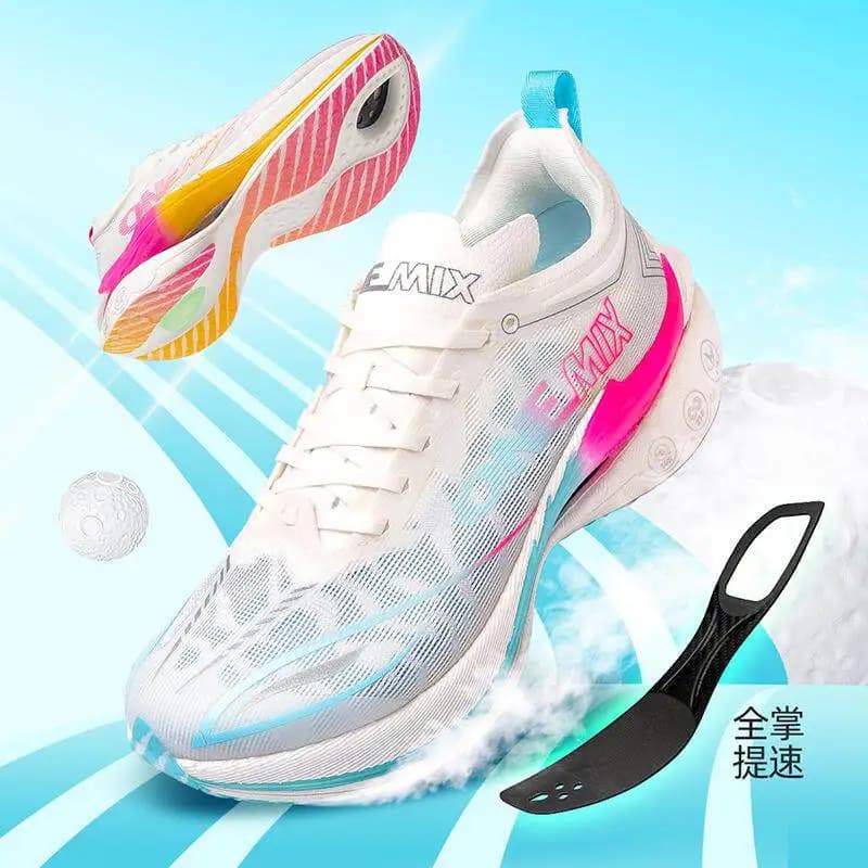 ONEMIX Carbon-Plated Running Shoes – Lightweight, Responsive, and Breathable Athletic Shoes for Women (Marathon & Training)