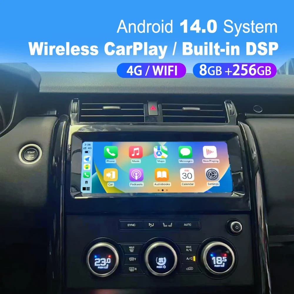 10.25“ Qualcomm Android For Land Rover Discovery 5 2017~2021 Car Multimedia Automotive GPS Navigat Car Radio Reciever Head Unit