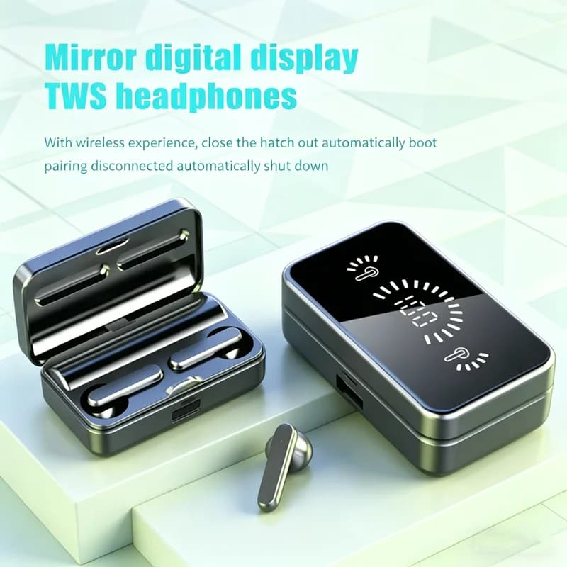Auricolari TWS S20 Bluetooth Wireless ad Alta Fedeltà Stereo per Sport e Gaming Impermeabili