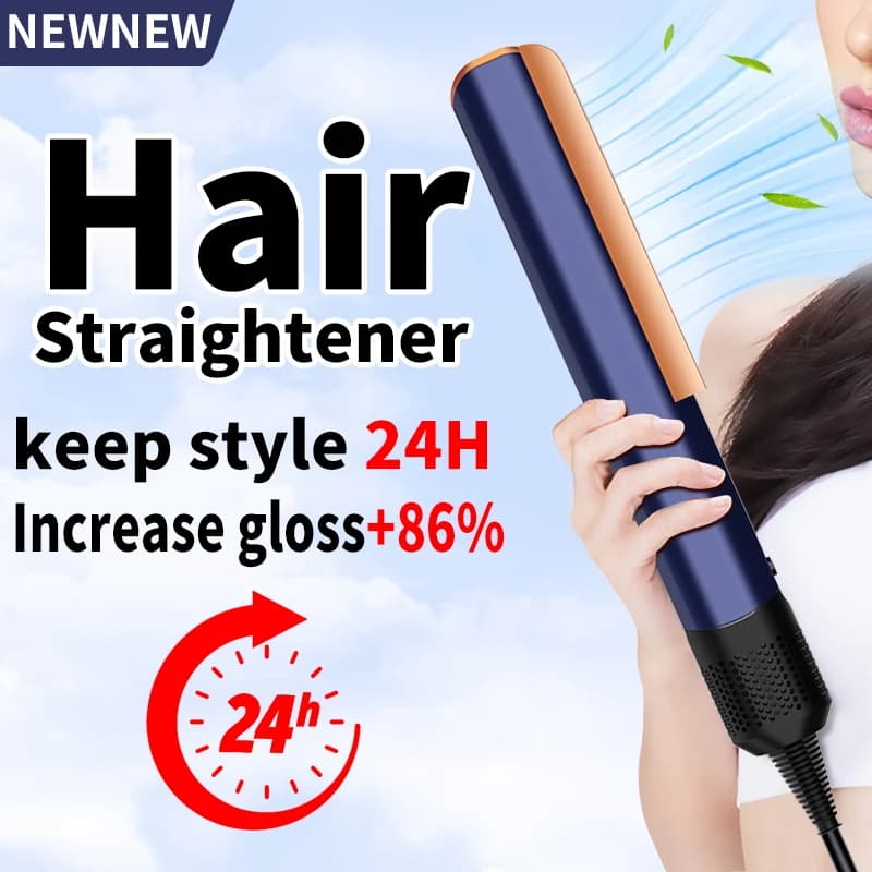 Professional Hair Plate 2 IN 1 Dsyon Airstrait and Hair Dry/Based Hair Dryer Heat-Up Flat Iron Long lasting styling tool