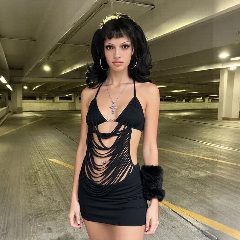 Bodycon Dress Impress Woman Outwear External Layer Coating Covering Concealing Veiling Masking Screening Shrouding Cloaking Vibe