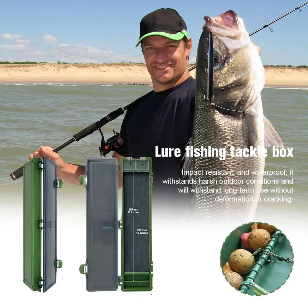 1Pc Fishing Terminal Carp Box for Fishing Equipment Hair Rig Hooklink Tool Organizer Line Fishing Box Accessories Hook Storage Box H5M8