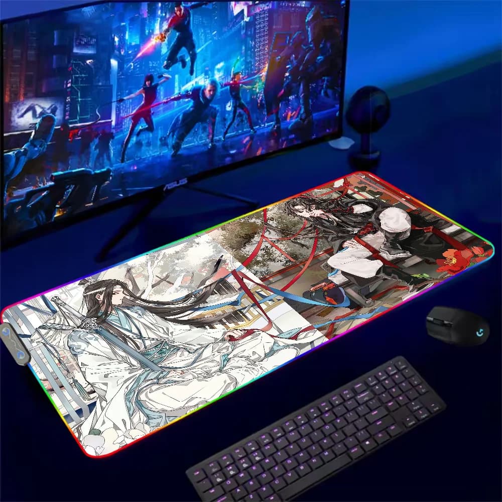 Master of Cultivation Demonstration For Mouse Pad Rgb Xxl Steelseries Laptop Carpet Mouse Play Mouse Play Mouse Keyboard Backlit Table Mats for Girl