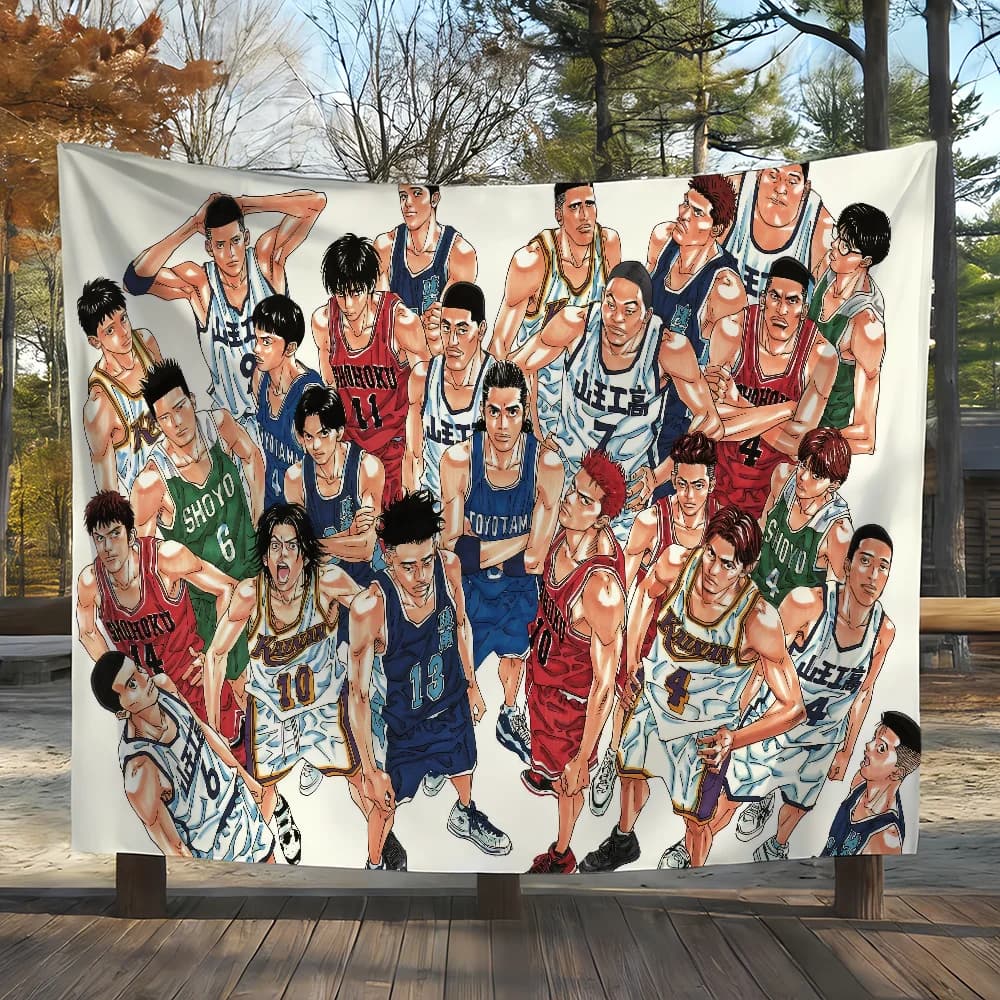Bandiera da basket S-SlamS adatta per feste, club, decorazioni da parete interne ed esterne, regalo per i fan