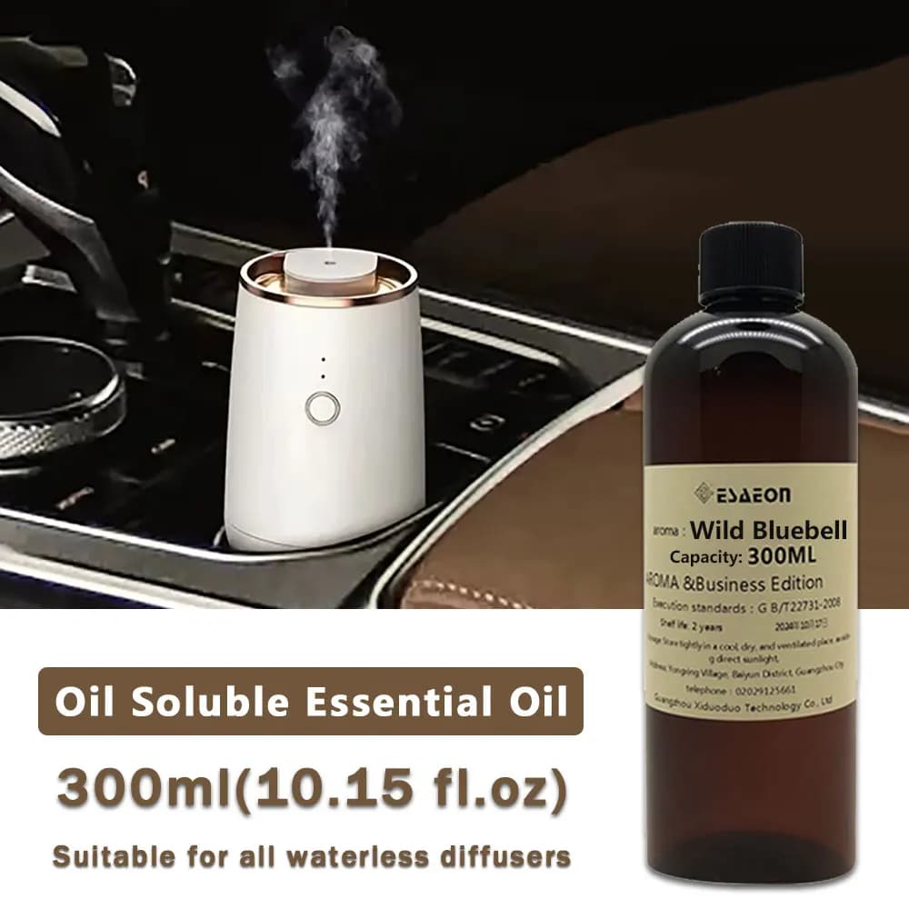 ESAEON 300ml (10.15 fl.oz) Olio Essenziale di Campanula Selvatica/Sheraton - Liquido di Ricarica per Diffusore, Olio Profumato per Hotel