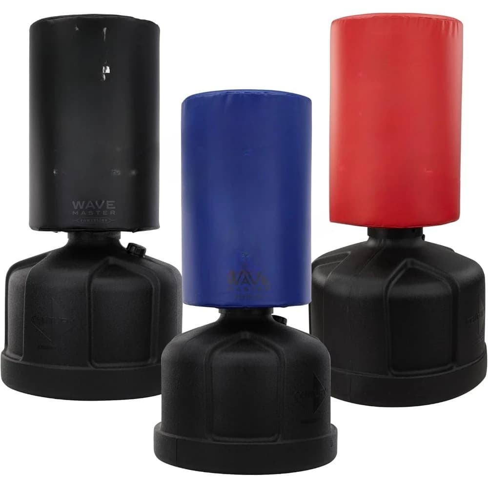 Wavemaster Powerline extra large, sacco da kickboxing indipendente, sacco da boxe per arti marziali, otto regolazioni di altezza, karate