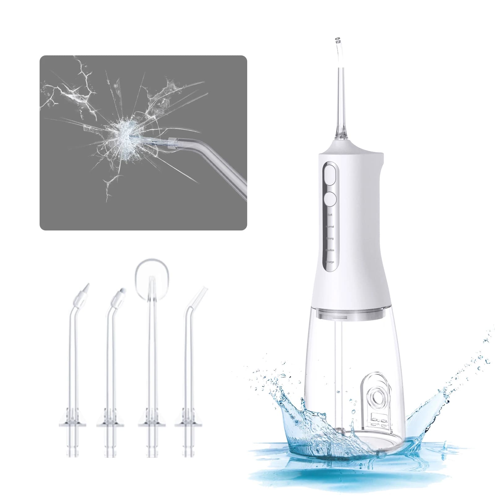 300 ml F600 High Efficiency Electric Dental Scaler Water Tank for Portable Adult Sonic Toothbrush for Adult Cleaning Dental Detergent