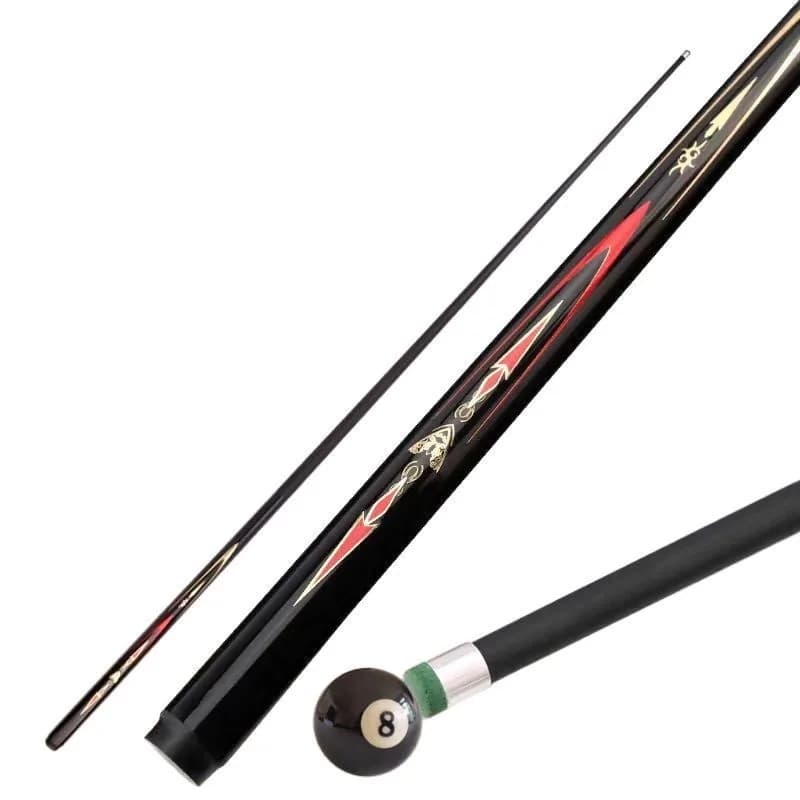 Stecca da Biliardo ZZ414 in Fibra di Carbonio, 145cm, Monopezzo, per Pool e Snooker, 9.5mm 10.5mm 11.5mm, Peso circa 530g 18.1 Once