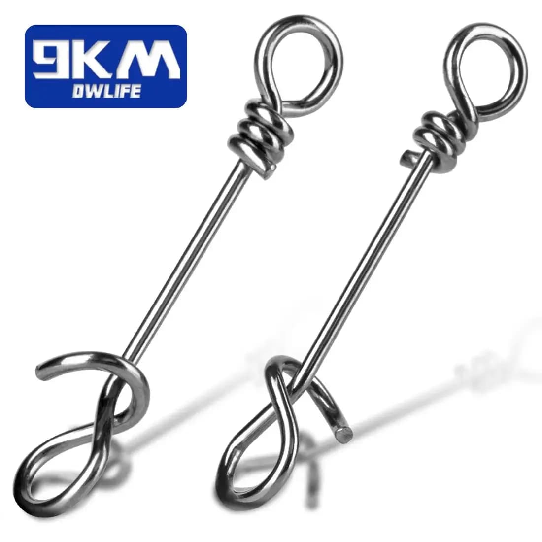 Pesca a scatto 50 ~ 200 pezzi esche da pesca clip collegamento connettore a scatto drop rig cambio rapido clip da pesca in acqua salata attrezzatura in acciaio