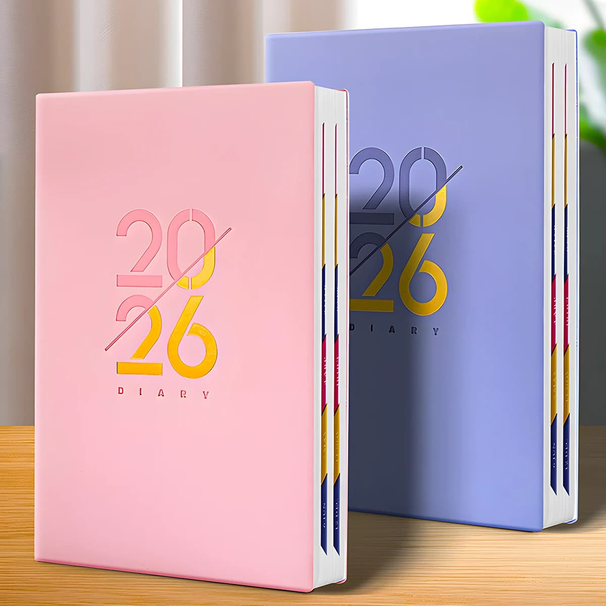 Agenda 2026 Gennaio-Dicembre in Spagnolo/Inglese, Taccuino A5 con Copertina in Pelle PU, Pianificatore Scolastico Settimanale e Mensile, Diario Organizzatore