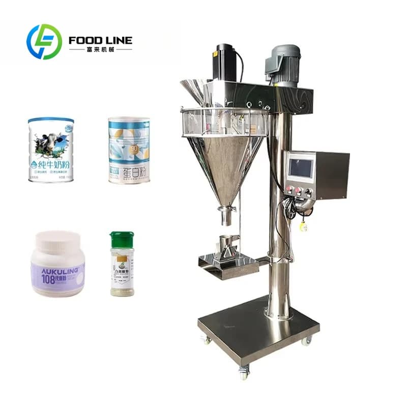 Customized Dry Powder Filling Machine, Automatic Dosing Machine with 304 Stainless Steel Coclea for Sale, Spices, Sugar, Protein, Flour