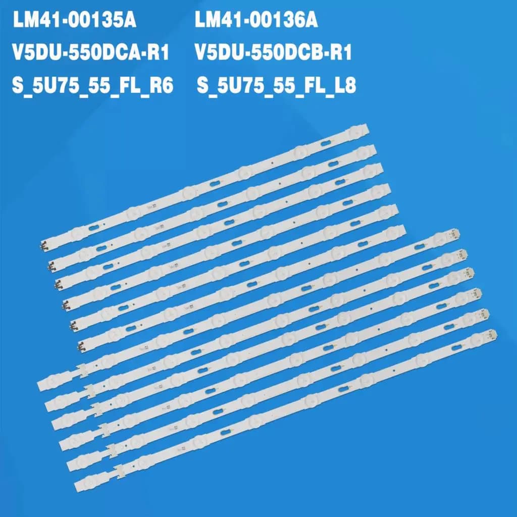 12 PCS LED Backlight Strip For UE55KU6000K UE55JU6740 UE55KU6000 UE55JU6742 UE55JU6745 UE55KU6300 UE55JU6500 UE55KU6079